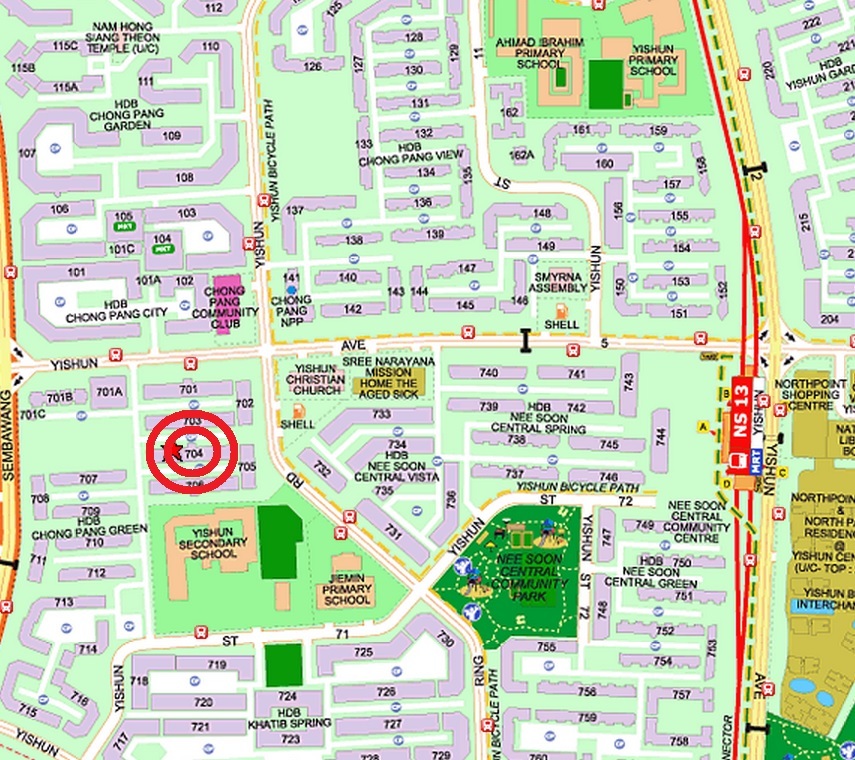 Blk 704 Yishun Avenue 5 (Yishun), HDB 3 Rooms #102413692